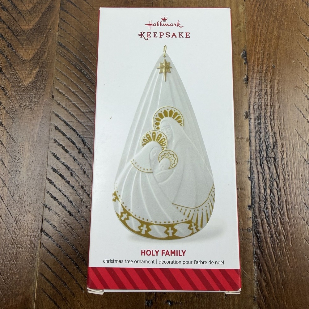 2014 Hallmark Keepsake Holy Family Porcelain Ornament
